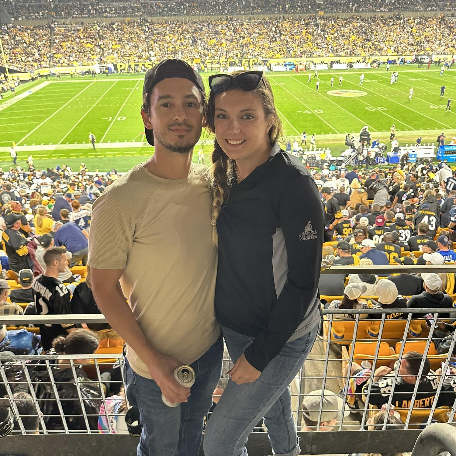 Did you notice the black & yellow in the back of the save the dates? #GoSteelers!