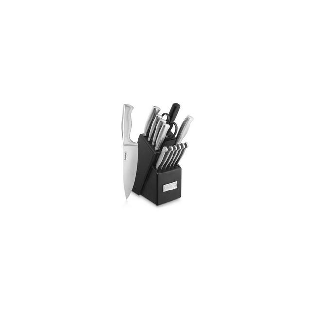 Cuisinart 15pc Stainless Steel Cutlery Block Set - C77SS-15PK
