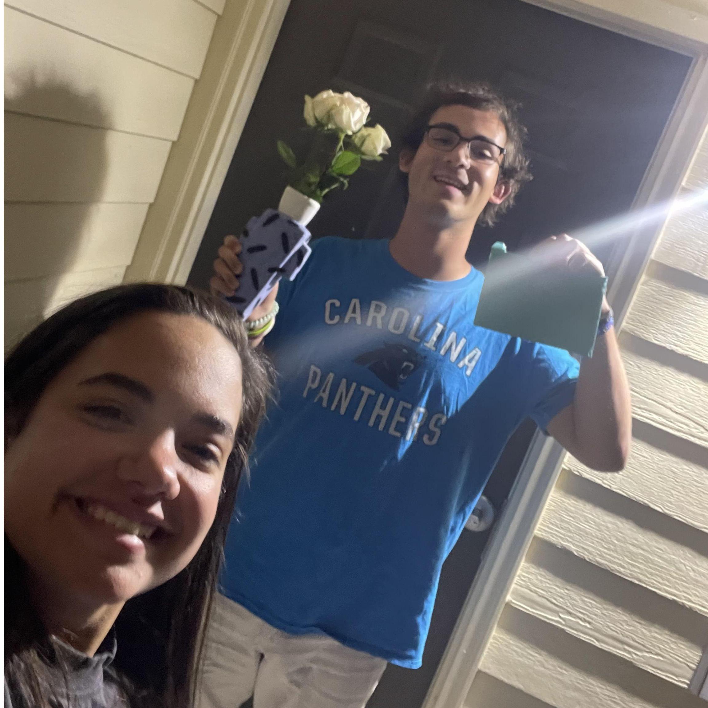 Here is the night that Robert asked Bailey to be his girlfriend (the first time :))