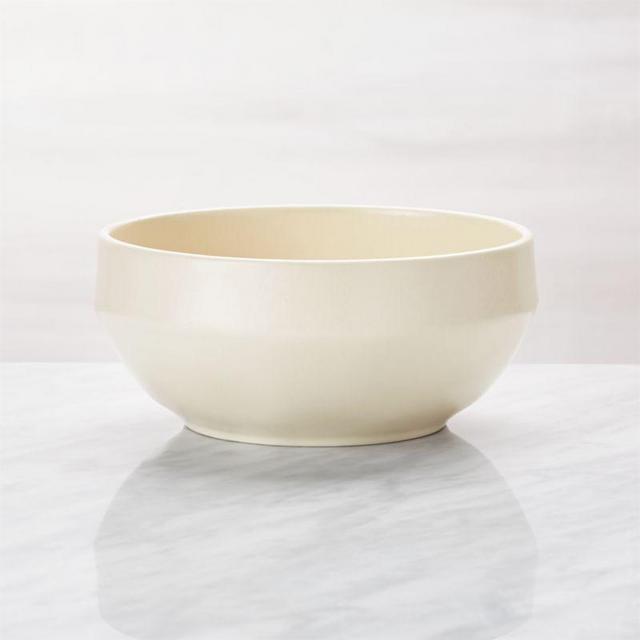 Visto Cream Stoneware Cereal Bowl