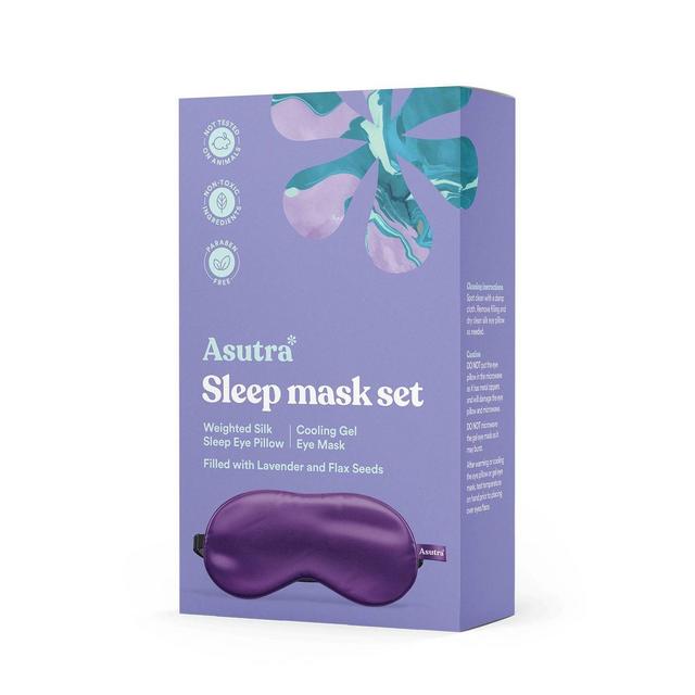 Asutra Sleep Mask Set - Purple