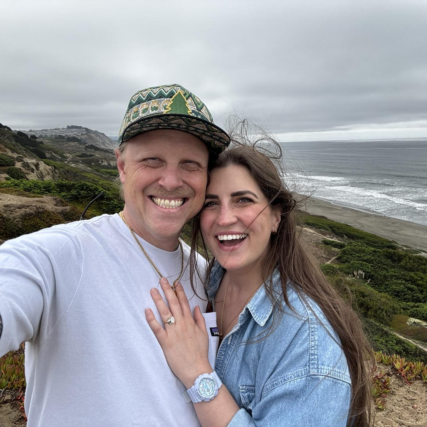 Engaged @ Fort Funston!