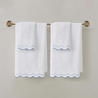 Scallop 4-Piece Bath Towel Set