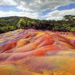 Chamarel Seven Colored Earths and Waterfall