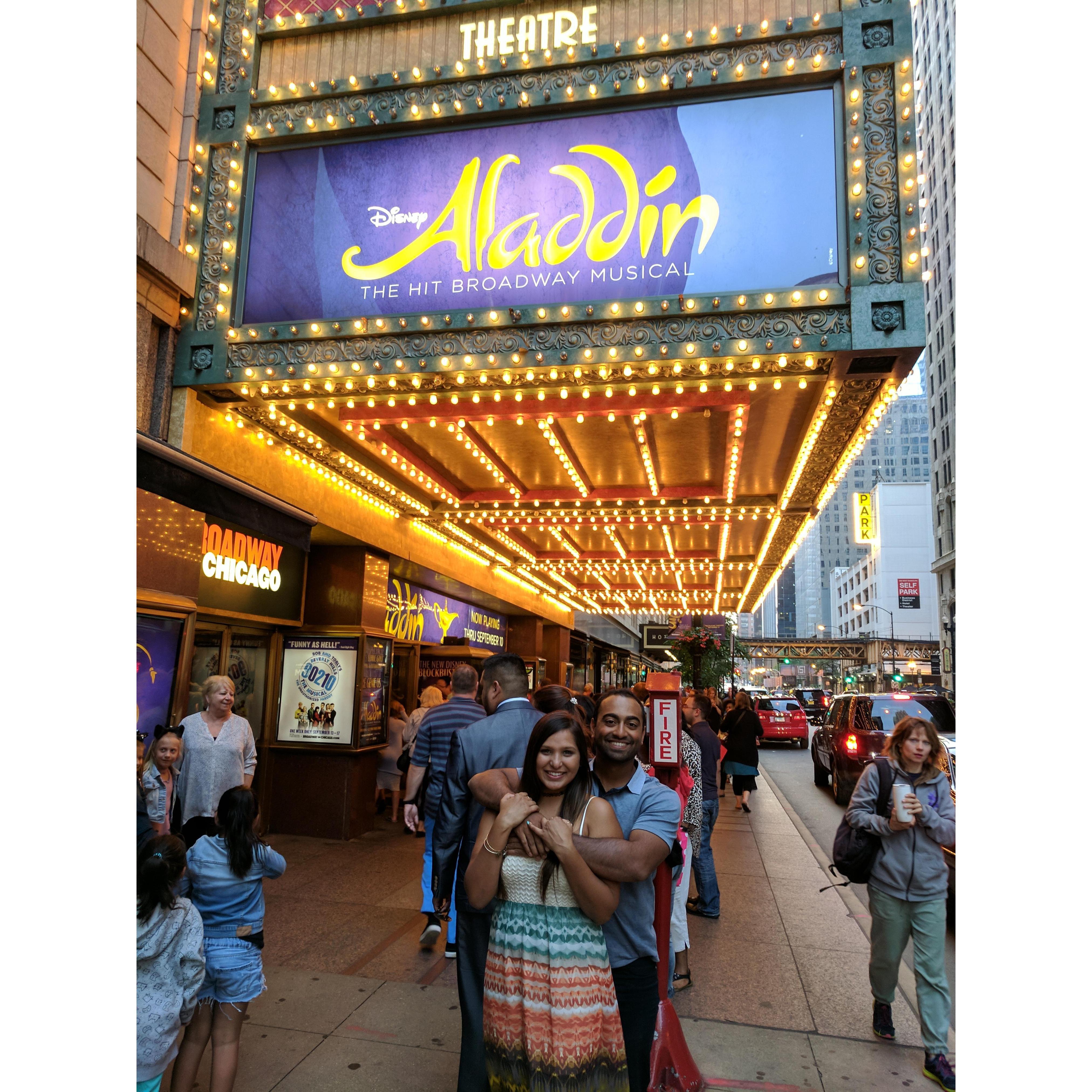 Aladdin (the musical), 2017
