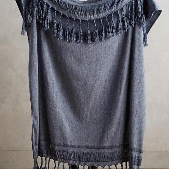 Roped Fringe Throw Blanket