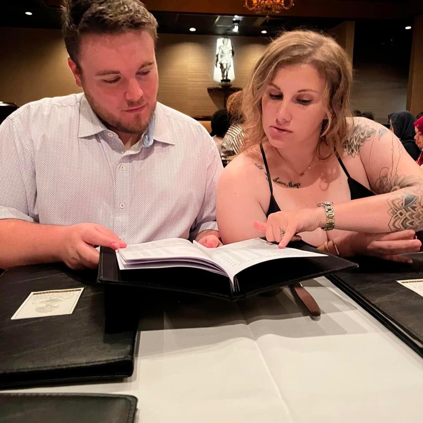 The wine list at Bern's Steakhouse is forever long