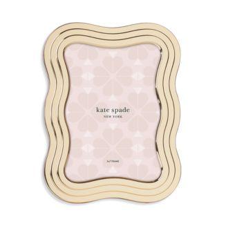 kate spade new york South Street Gold Wavy Frame, 5" x 7"