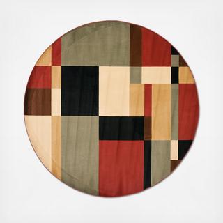 Porcello Grafico Round Rug