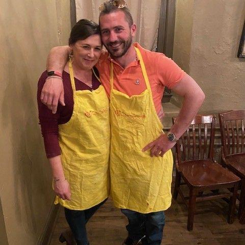 Year 1.  Pre-Covid.  Pasta making class.