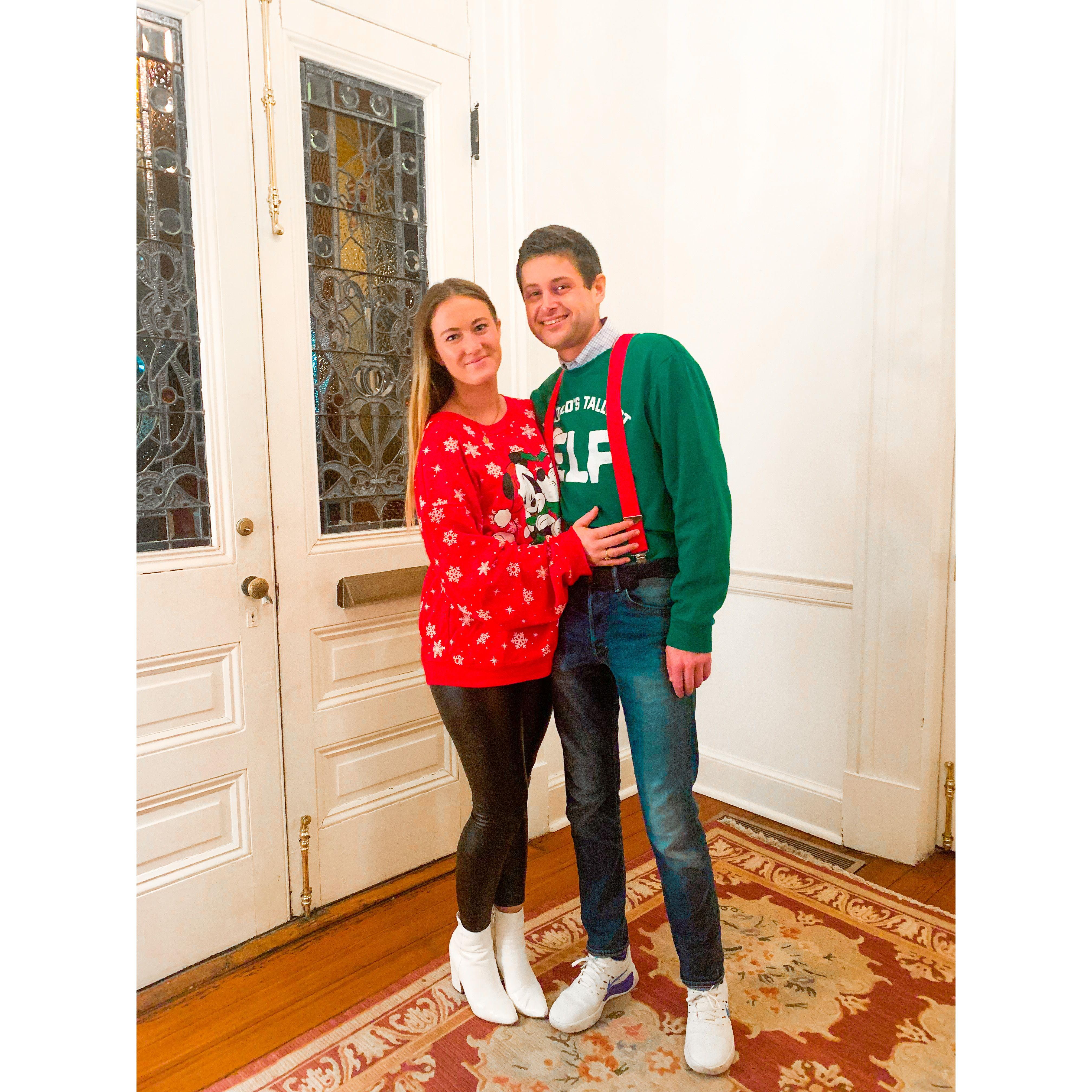 Calvin's work Christmas party (December, 2021)