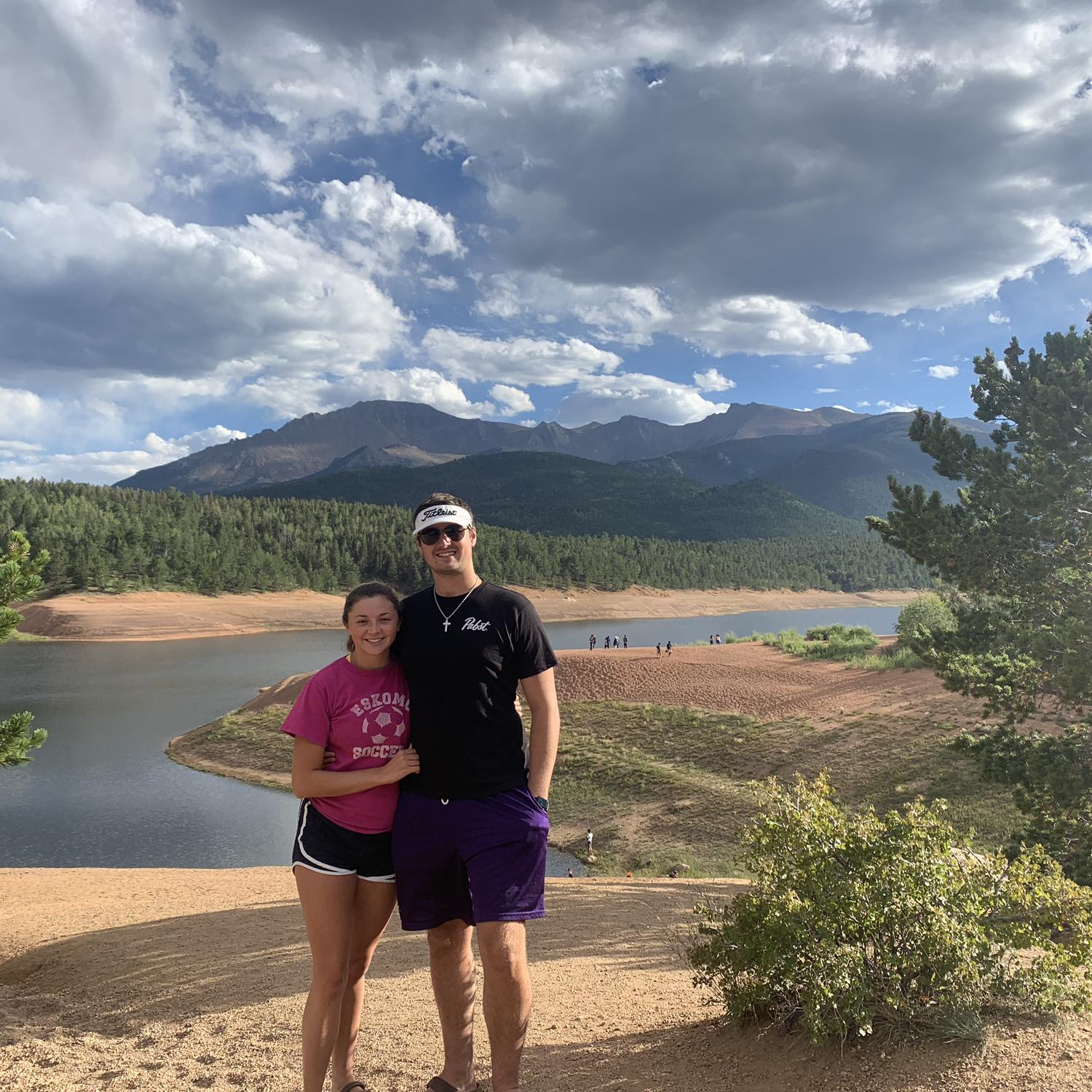 On our way up to Pike’s Peak!
