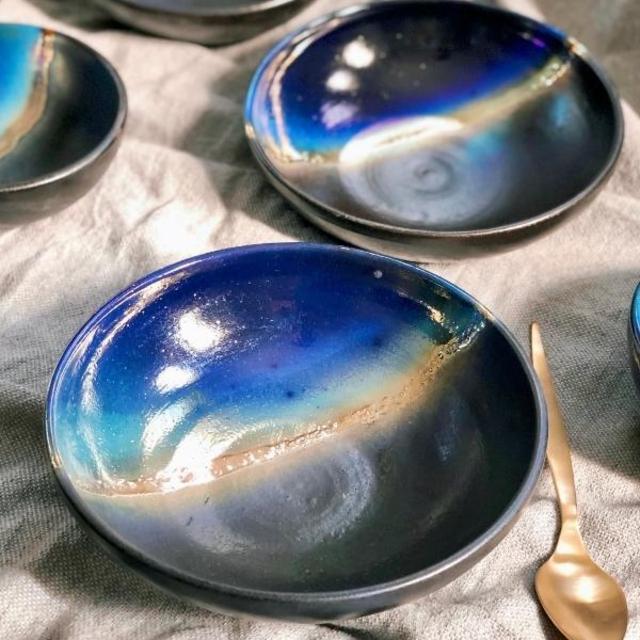 Dark Fusion Pasta Bowl - Set of 4 Bowls