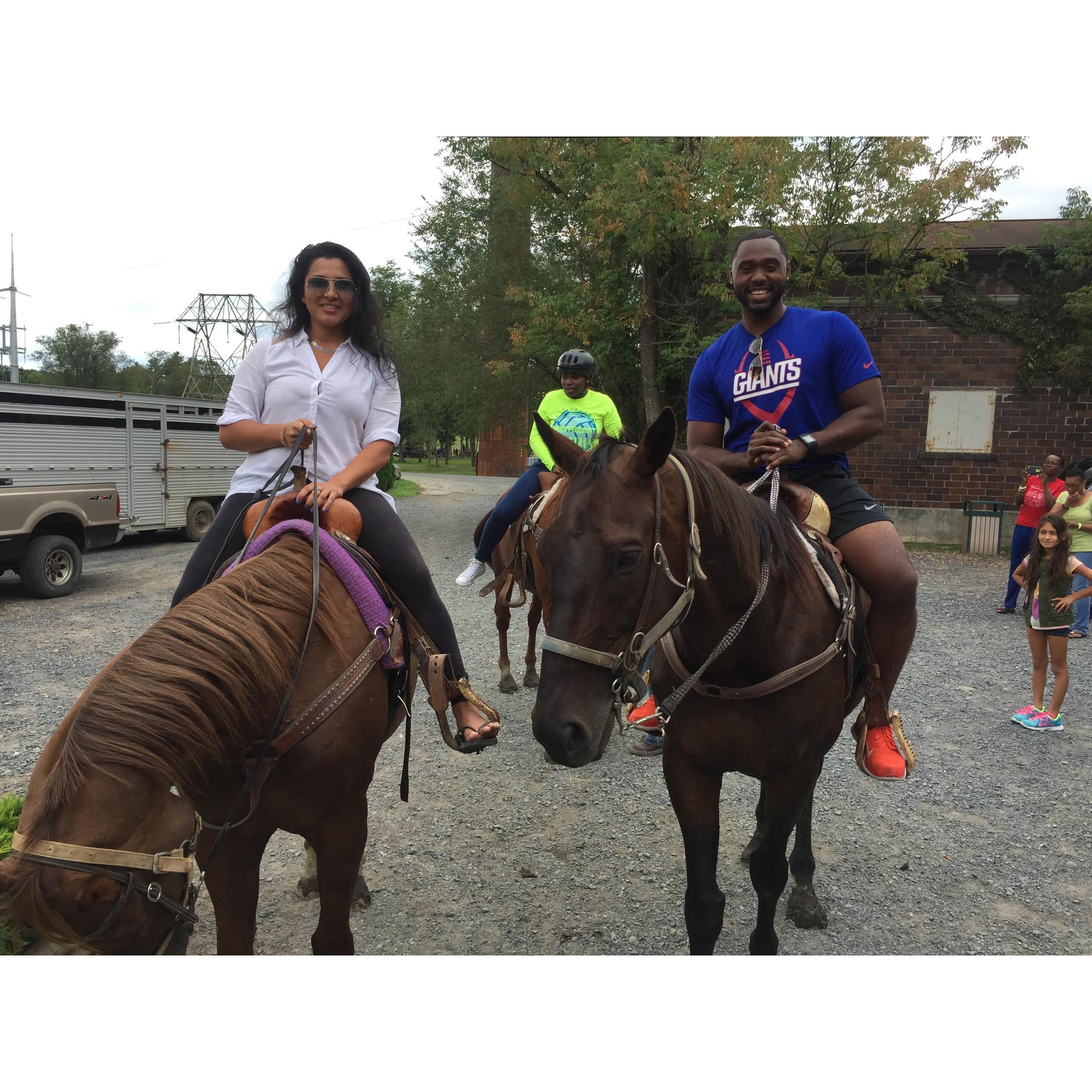 Little gateway to PA, that time when Diana fell off the horse 😓😂