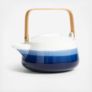 Nari Ceramic Teapot with Wood Handle