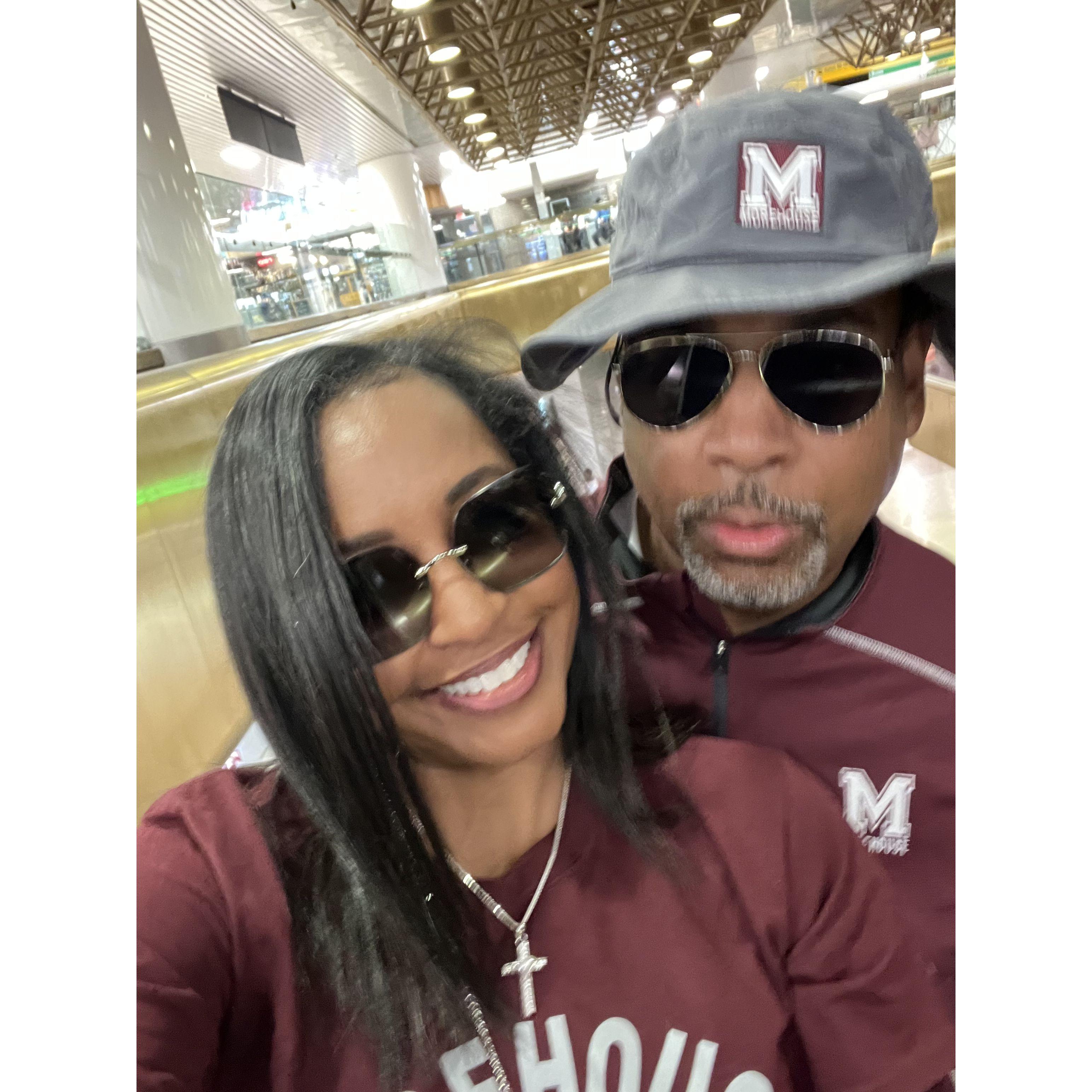 Repping the Maroon Tigers (Morehouse)!