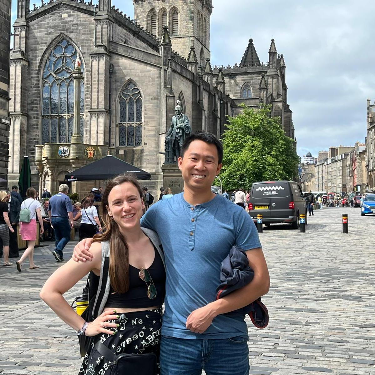 We were made for sunny days in Scotland!