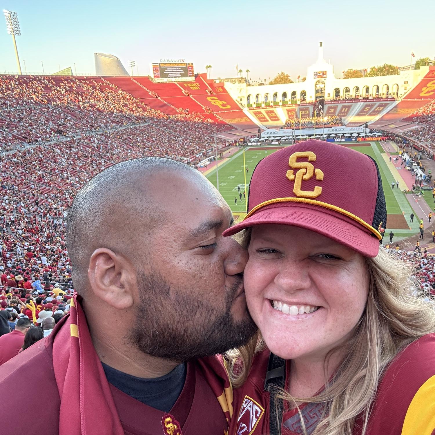 Our first USC game together!