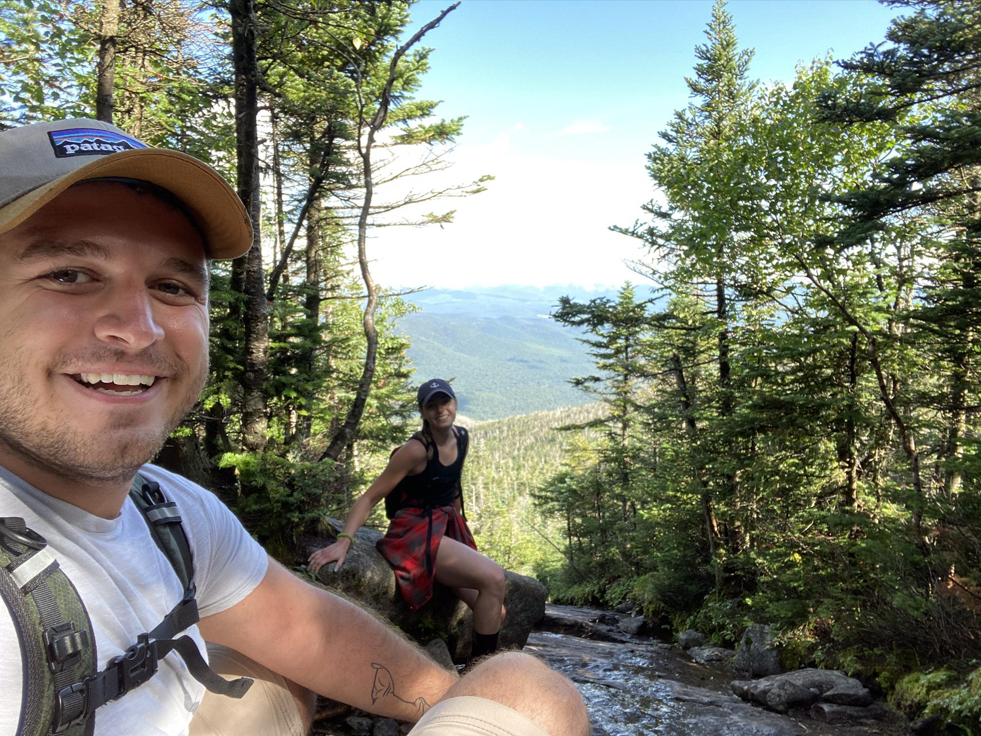 Almost at the top of Algonquin during a Kozody family vacation 2020. A mountain a day keeps COVID away.