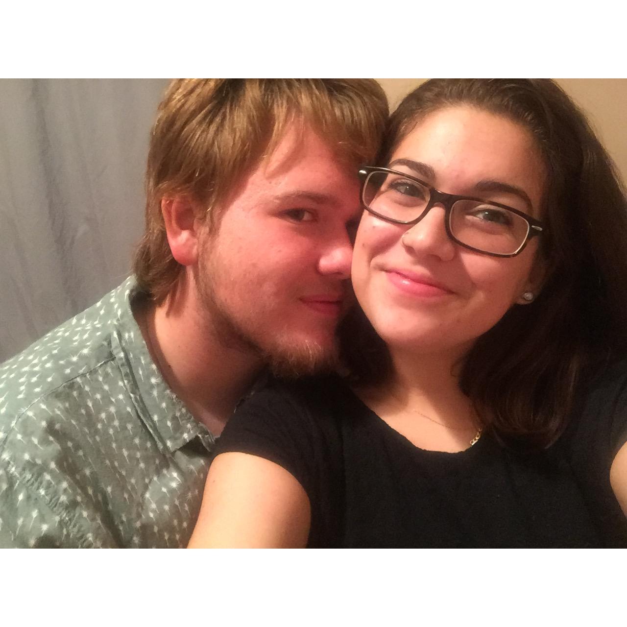 After a couple months of long-distance dating, Jonathan hopped on a plane for the first time to visit for my birthday.