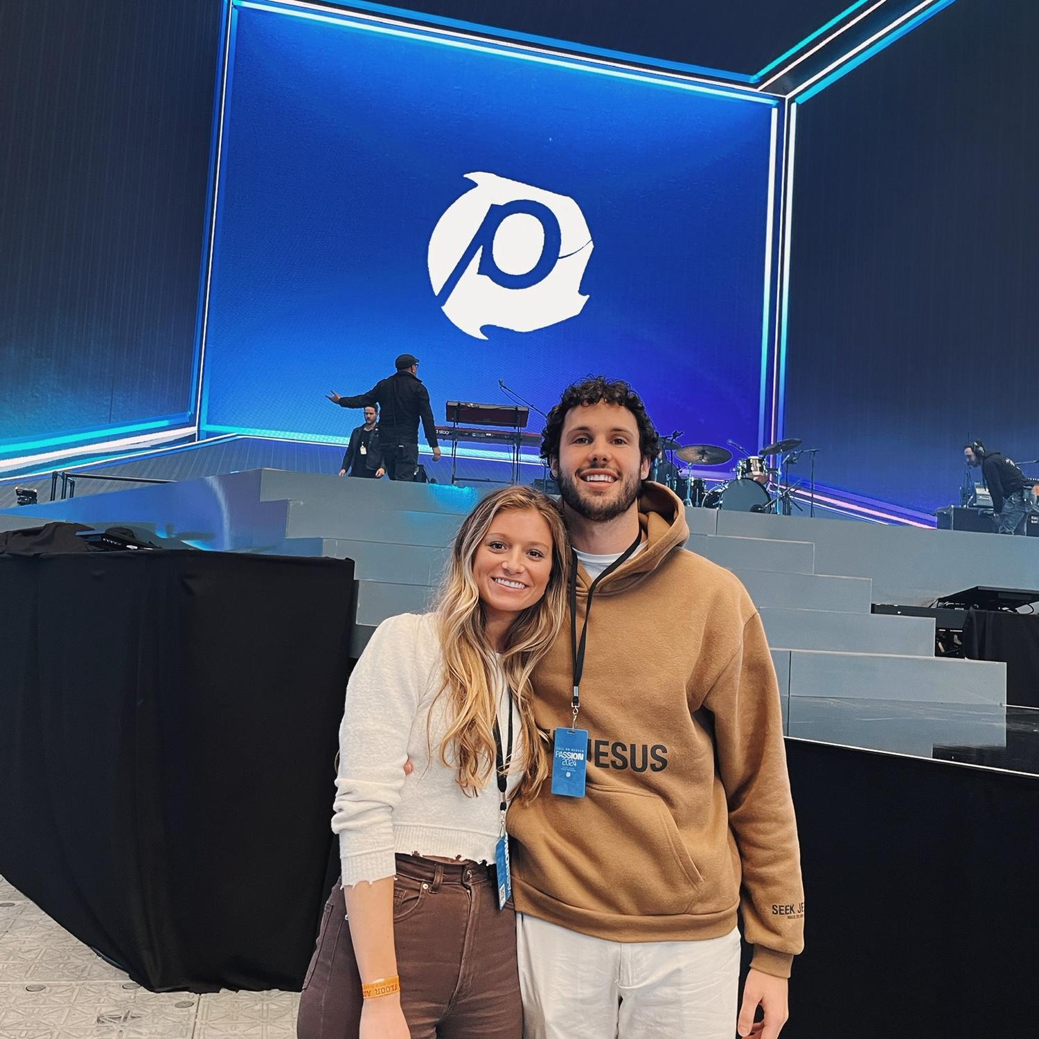 1/4/2025- Photo from Passion Conference at Mercedes Benz Stadium in Atlanta, Georgia. This was Merrick's first trip to Georgia to meet her family.