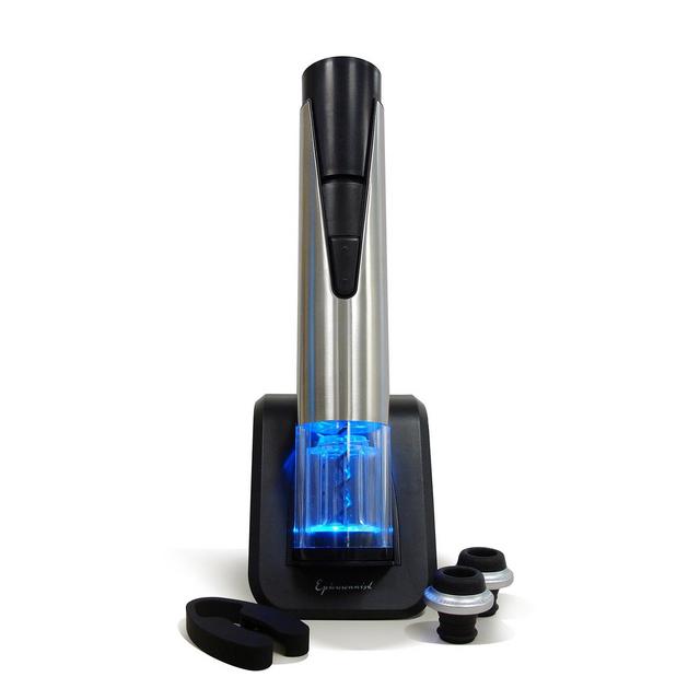 Vinotemp Wine Bottle Opener And Preserver (2-In-1 Set)