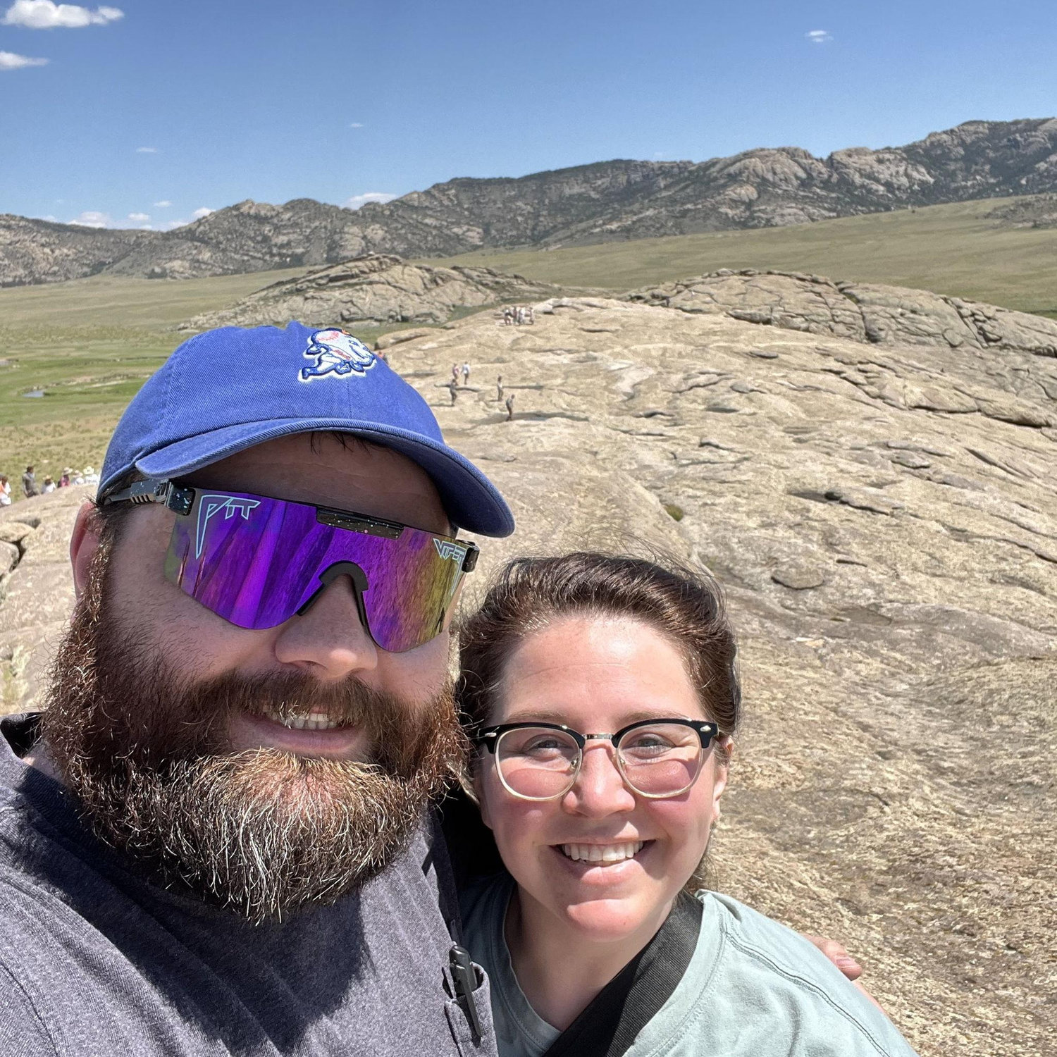 Independence Rock in Wyoming
