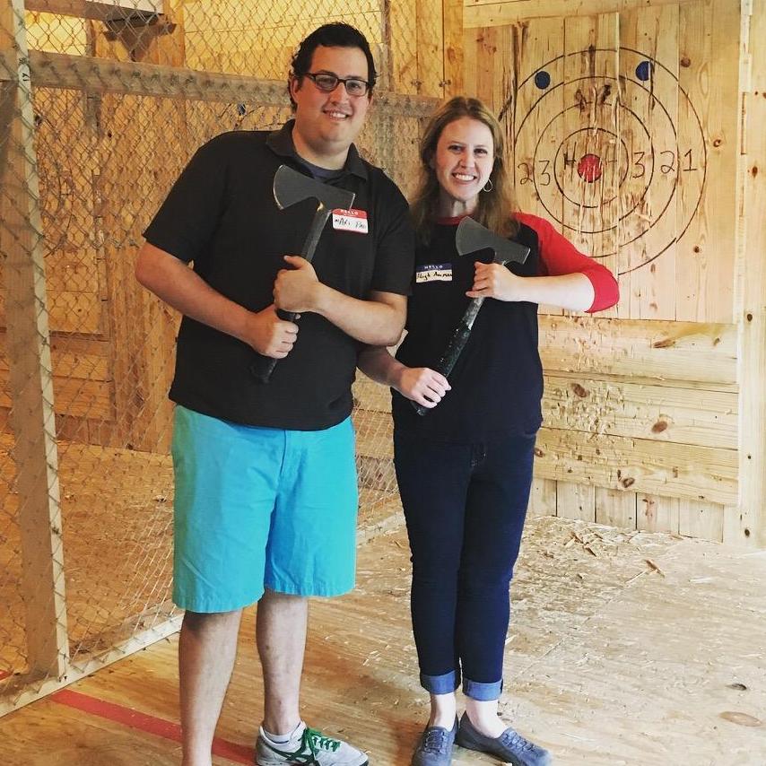 August 2018 - Axe Throwing with Friends
