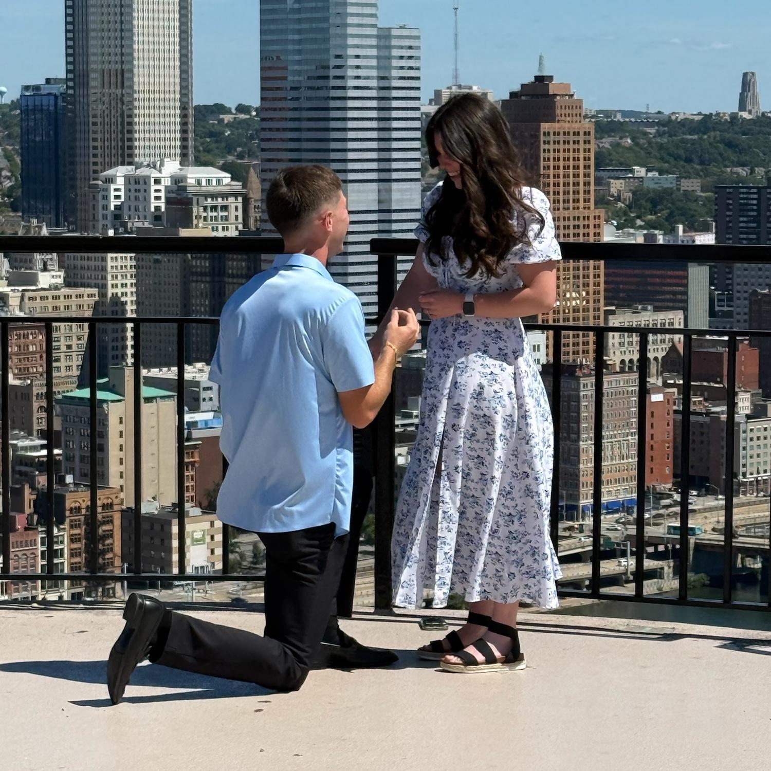 Gino popping the question