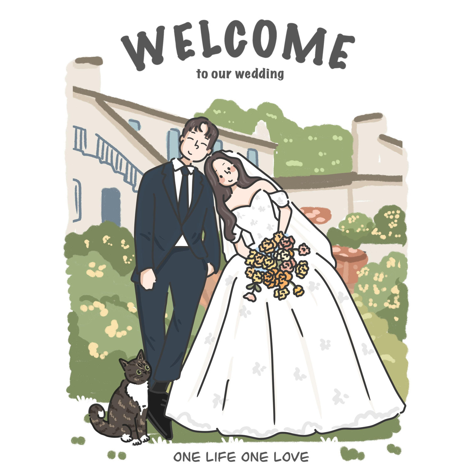 Welcome to our wedding ❤️