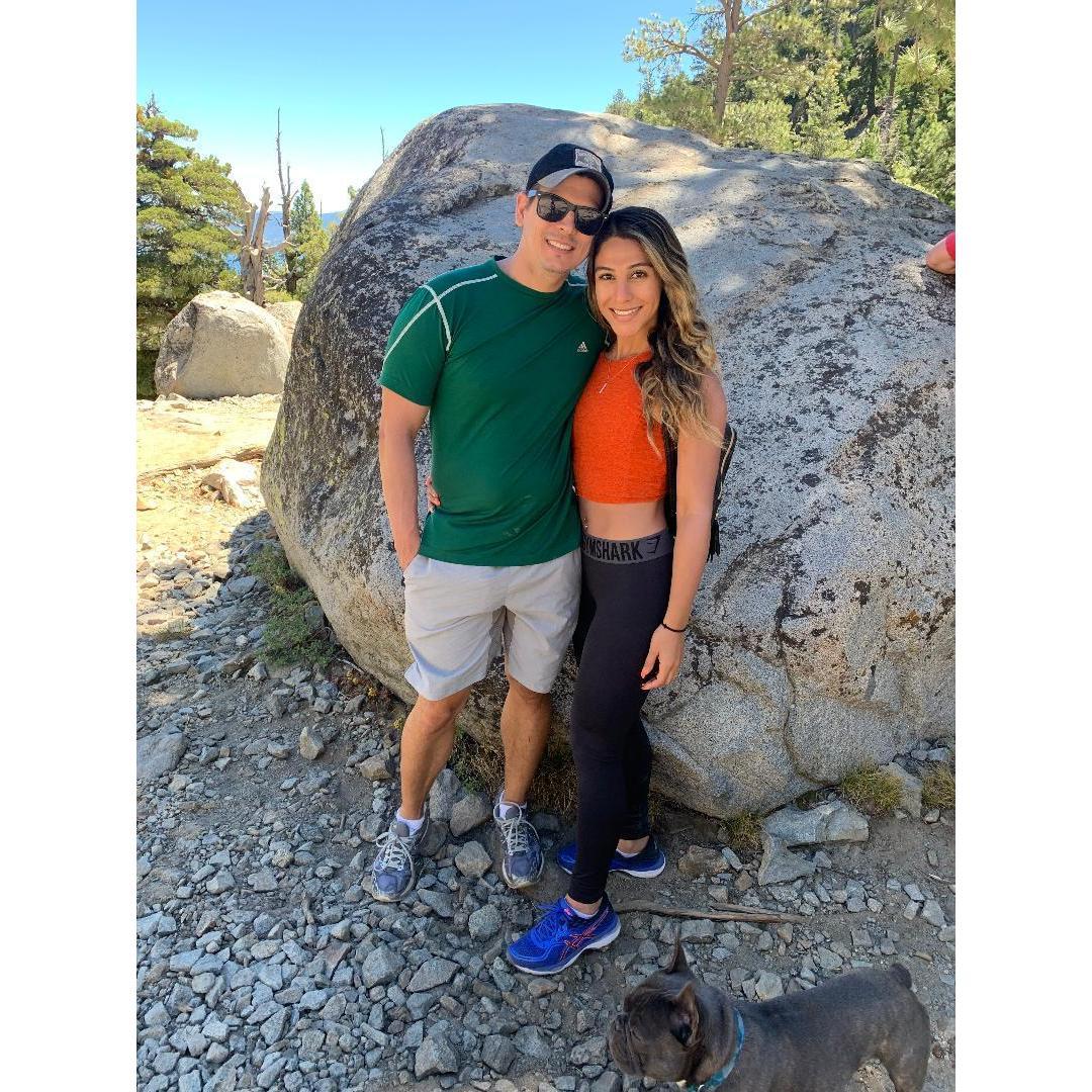 Hiking in Tahoe with family