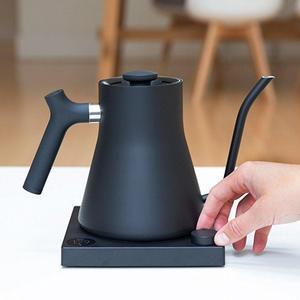 Fellow Stagg EKG Electric Pour-over Kettle For Coffee And Tea, Matte Black, Variable Temperature Control, 1200 Watt Quick Heating, Built-in Brew Stopwatch