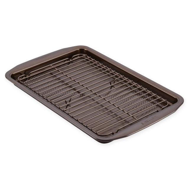 Circulon® Total Non-Stick 2-Piece Baking Pan and Cooling Rack Set in Chocolate