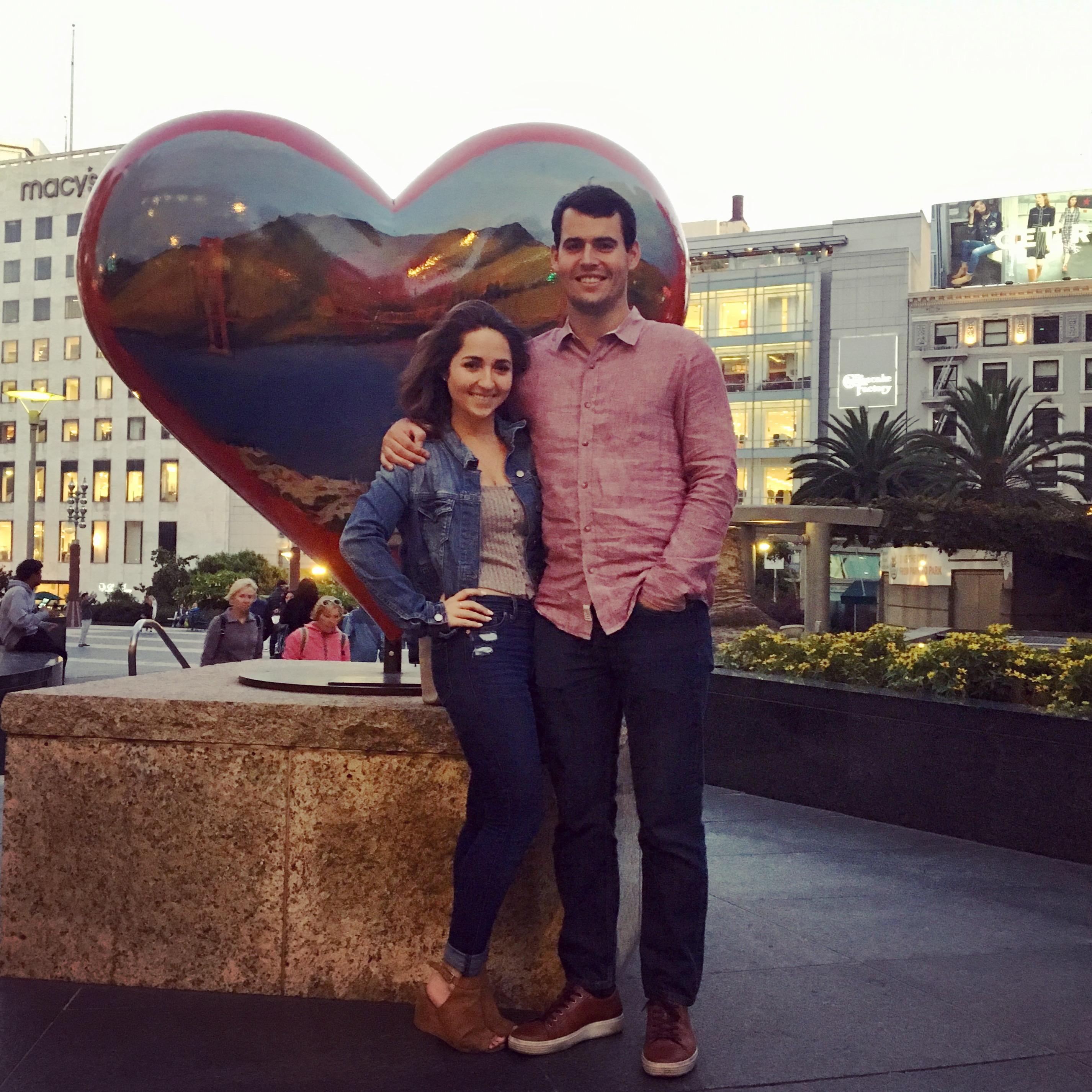 September 23, 2017 - In San Francisco with Sarah's mom and cousin Leticia who is visiting from Spain. We show them our offices in the city since we are both starting our first adult jobs this month!