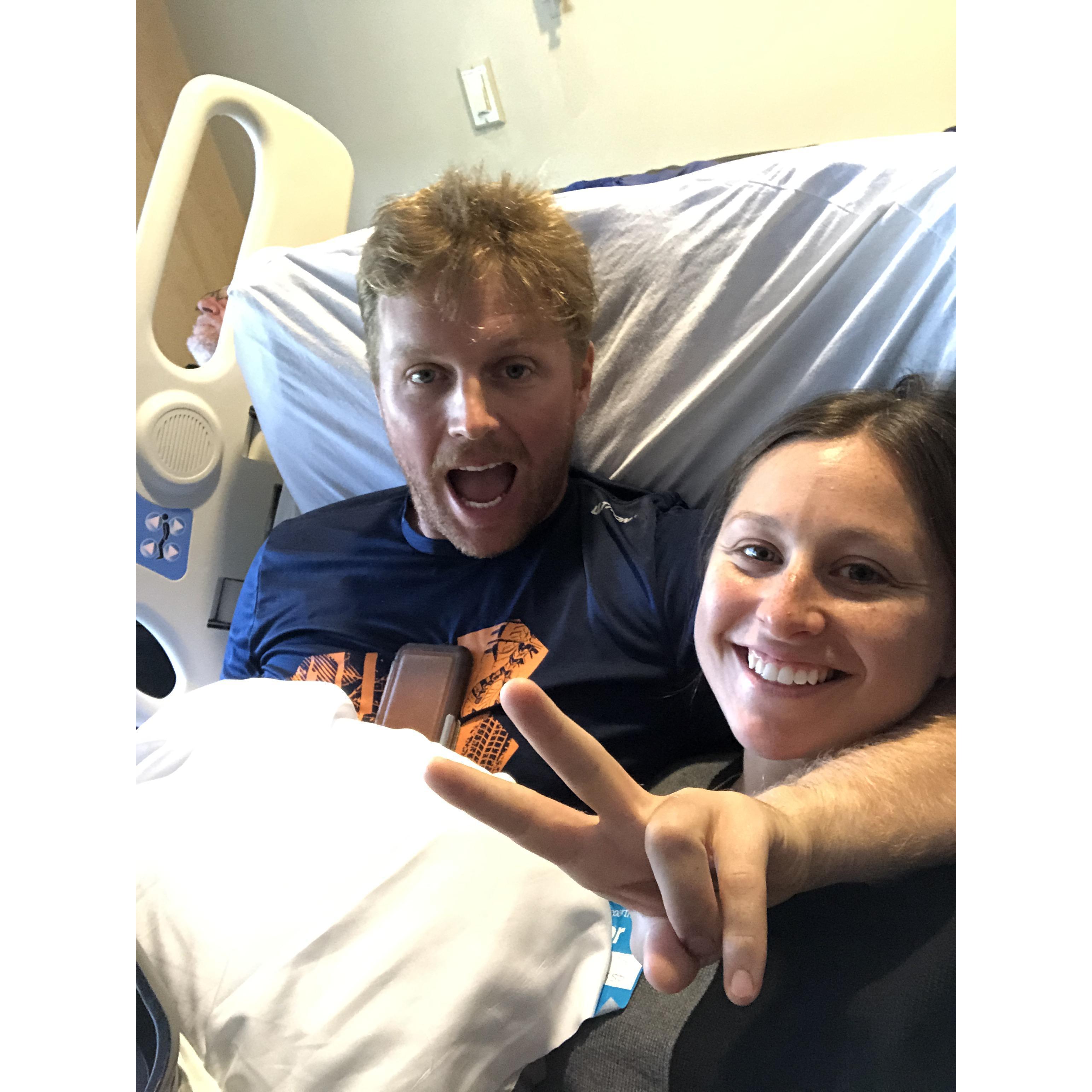 Post-appendectomy on the way to Tammy & Ben's wedding | New London, CT, September 2019