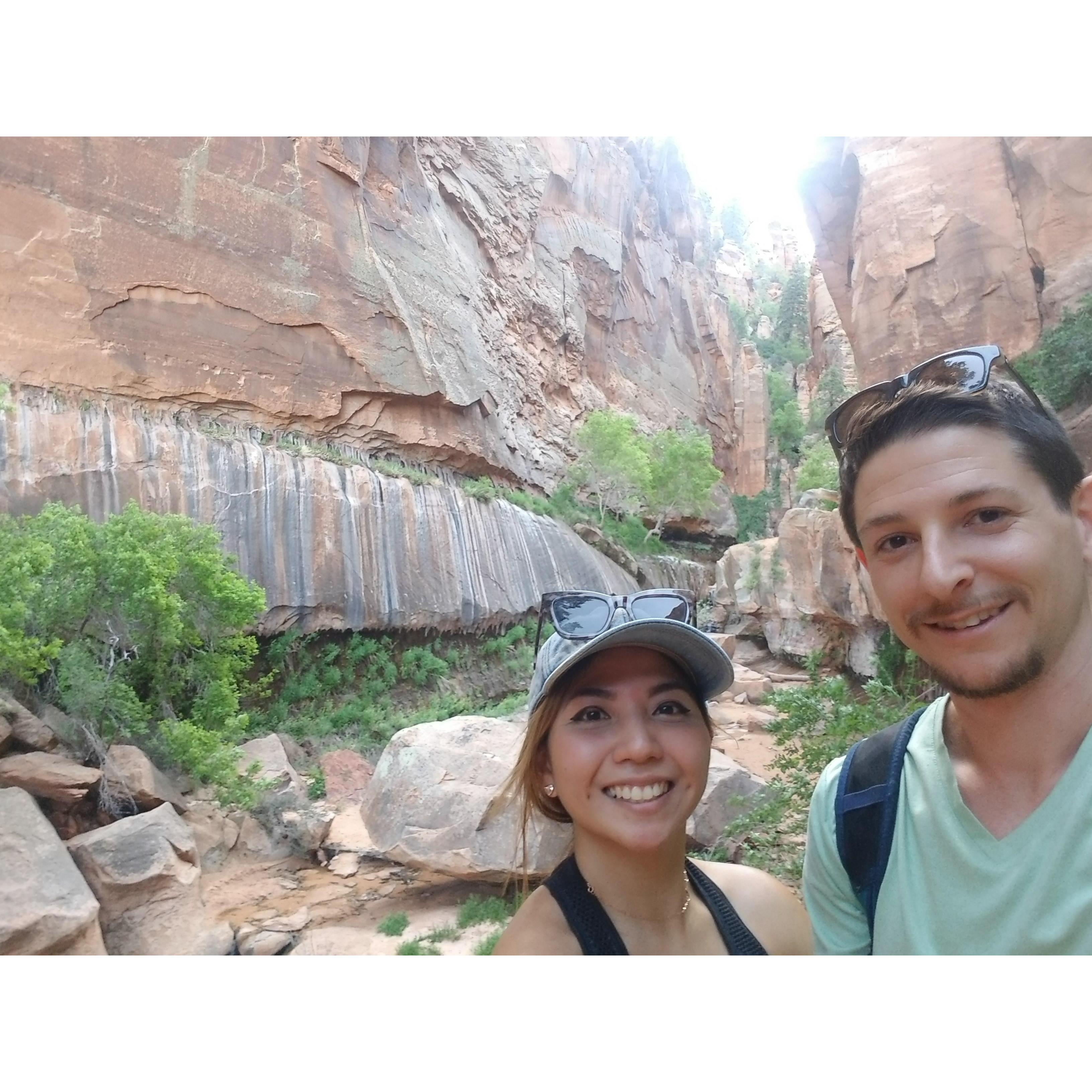 Yay for Scott getting his second degree! Off we hiked at Water Canyon trail in Utah to immerse with mother nature during the peak of the pandemic, the ultimate enjoyable social distancing!