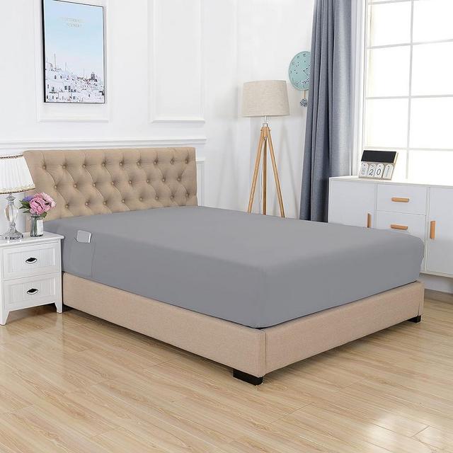 Elegant Comfort Premium Hotel Quality Extra Deep Pocket 18" - 21" Single Fitted Sheet for High Mattress, Luxury & Softest 1500 Thread Count Egyptian Quality Smart Pocket, King, Silver