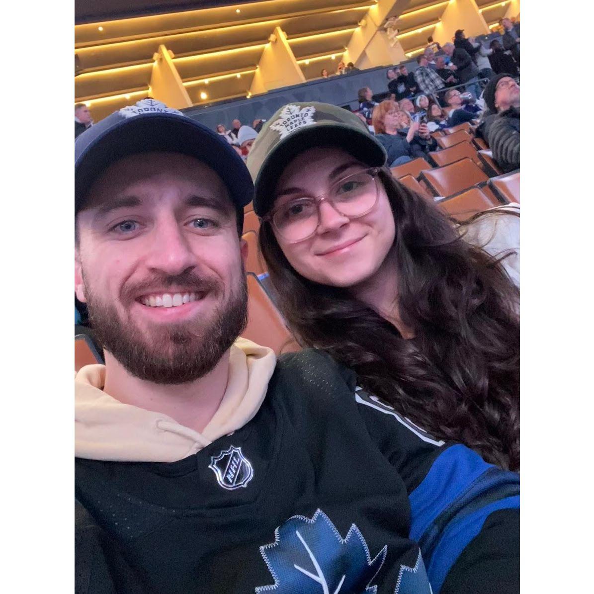 Our first Leafs game