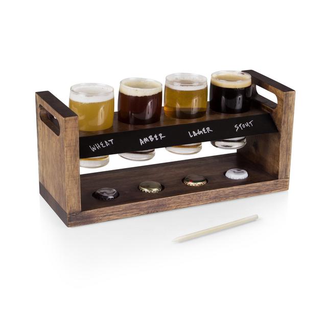 Legacy Craft Beer Four-Glass Flight Tasting Set