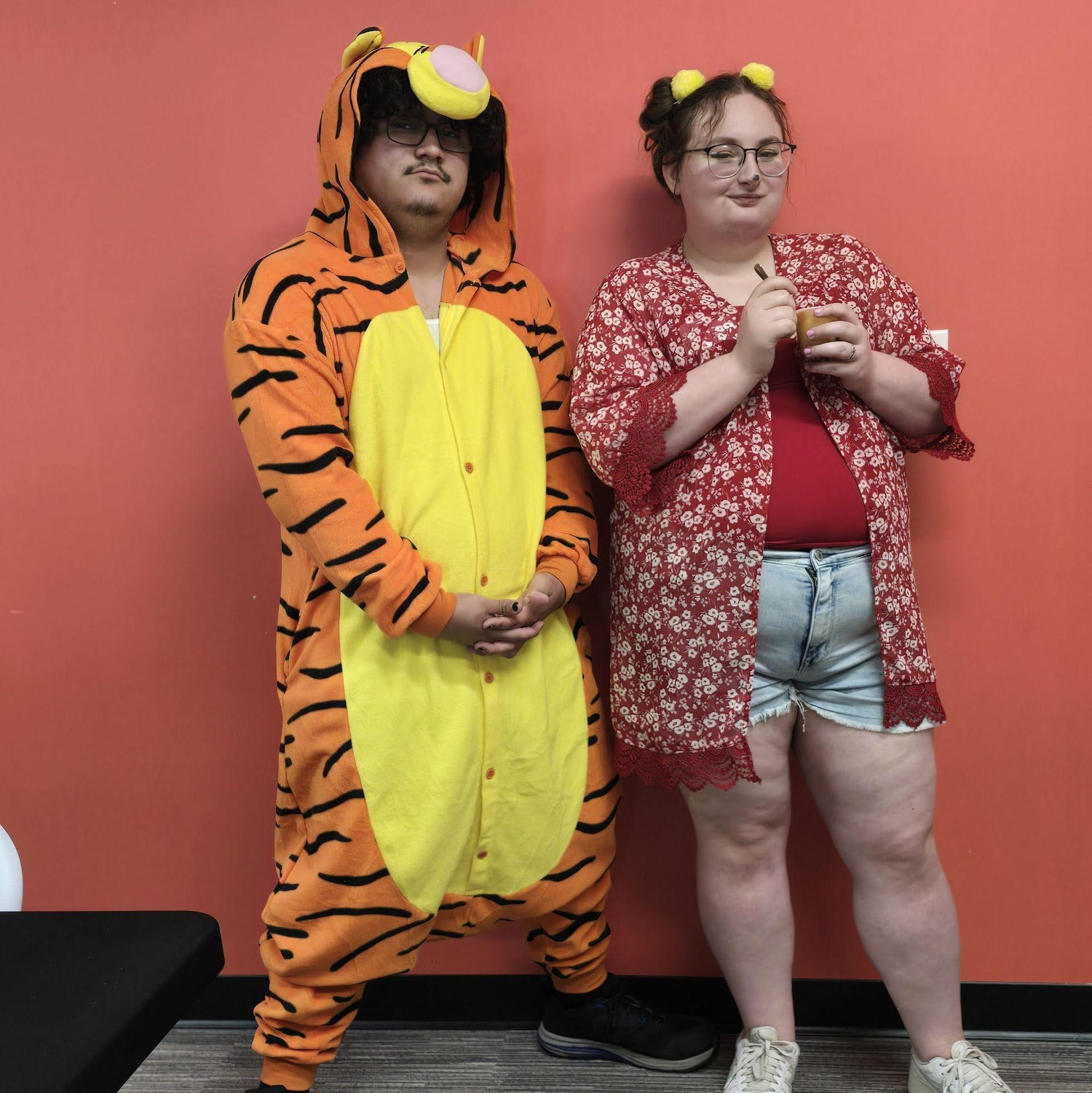 Recreation of our first couple cosplay a little over a year later!