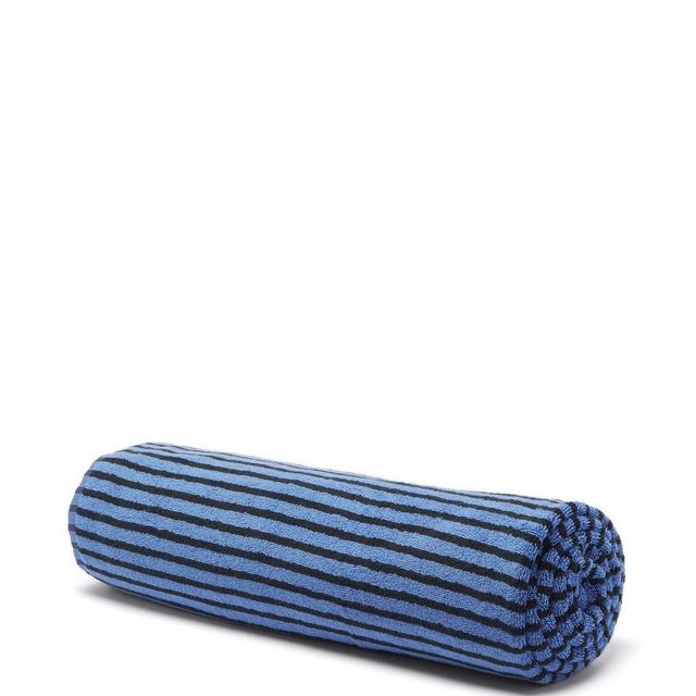 TeklaStriped organic-cotton bath sheet