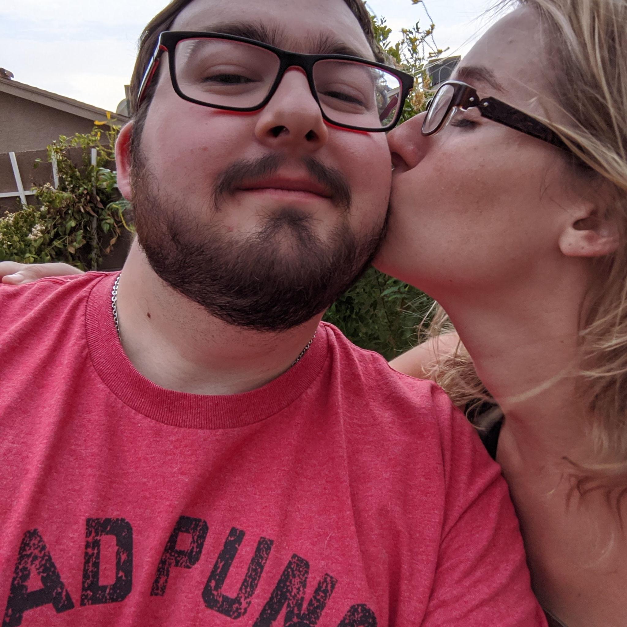 First time Tay kissed me, caught on camera!