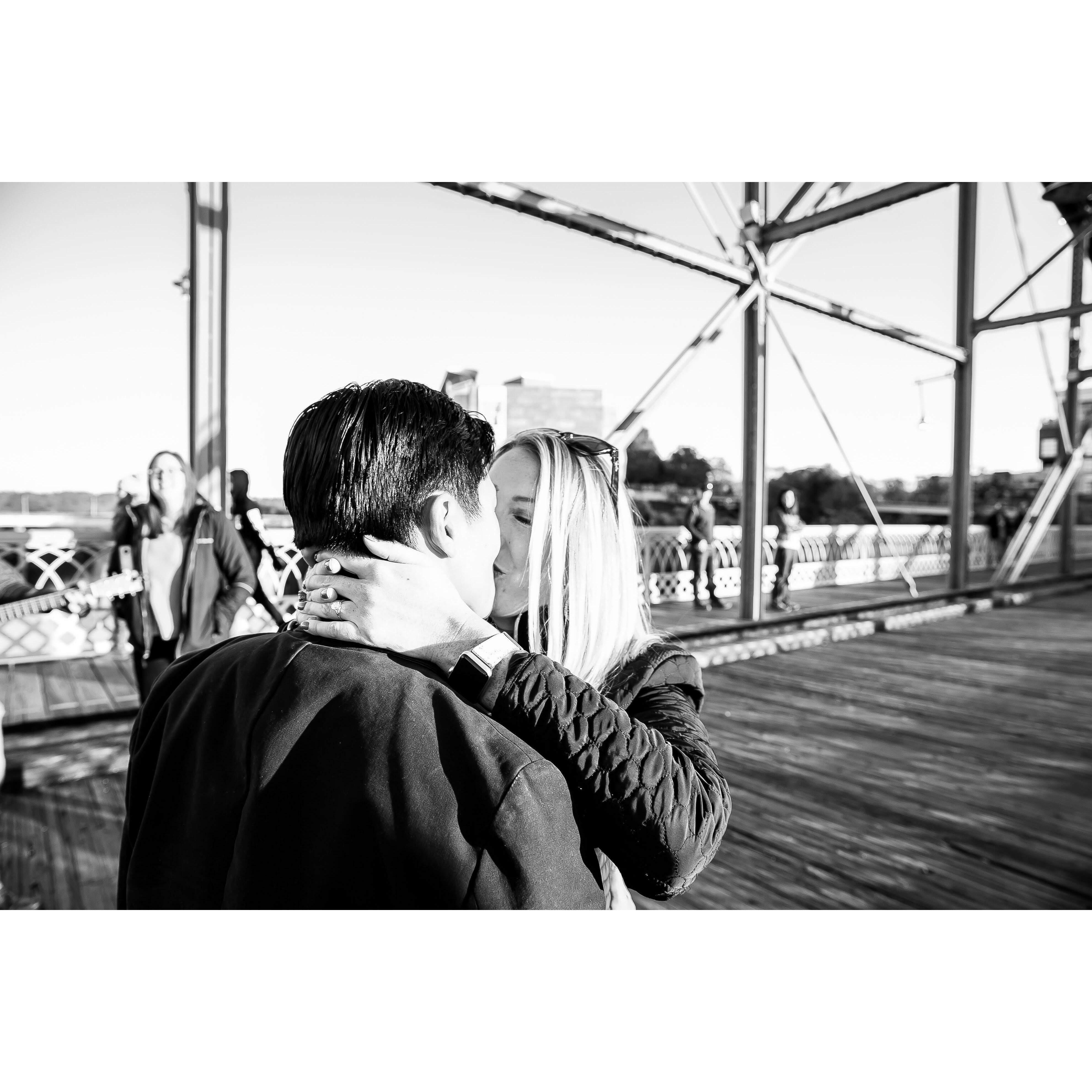 After I said "Yes!"
