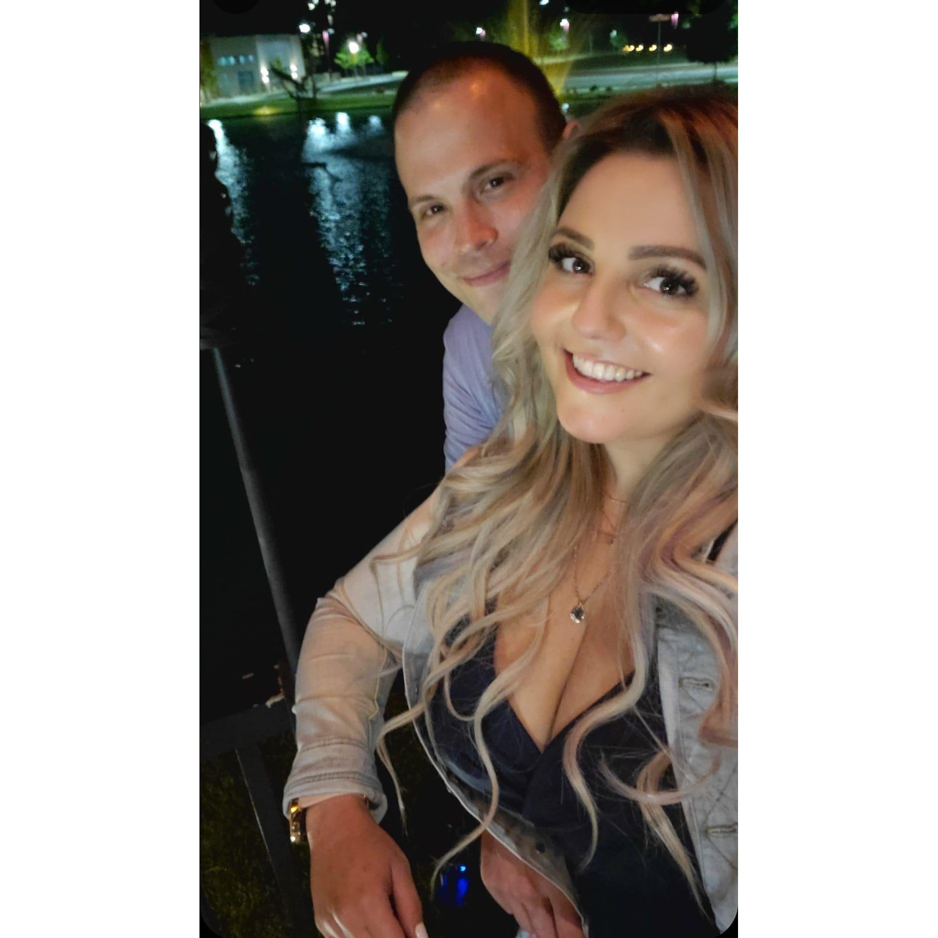 Our "first date the second time around" shortly after restaurants were starting to open back up in June of 2020