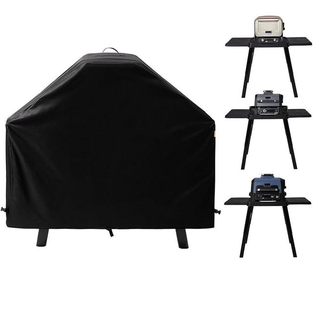 Waterproof Cover for Ninja XSKUNSTAND Outdoor Stand with Two Side Tables, Fit for Ninja Woodfire Grill OG701/OG751/OG850/OG951, for Ninja Wood Fire Outdoor Pizza Oven OO101 (Cover Only)