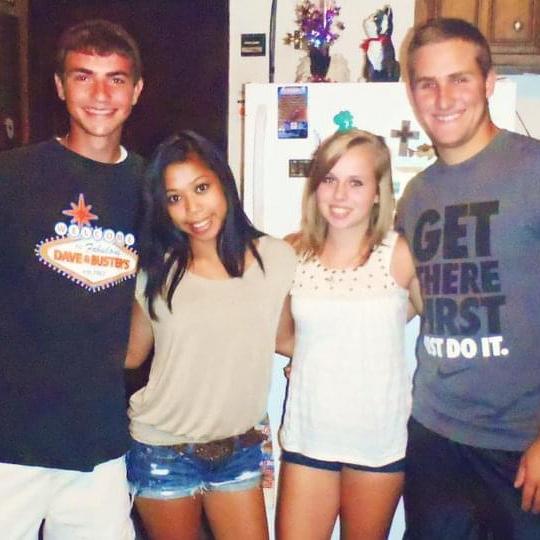 2010 - Luke and Shannon as friends junior year of high school. They officially met freshman year though.