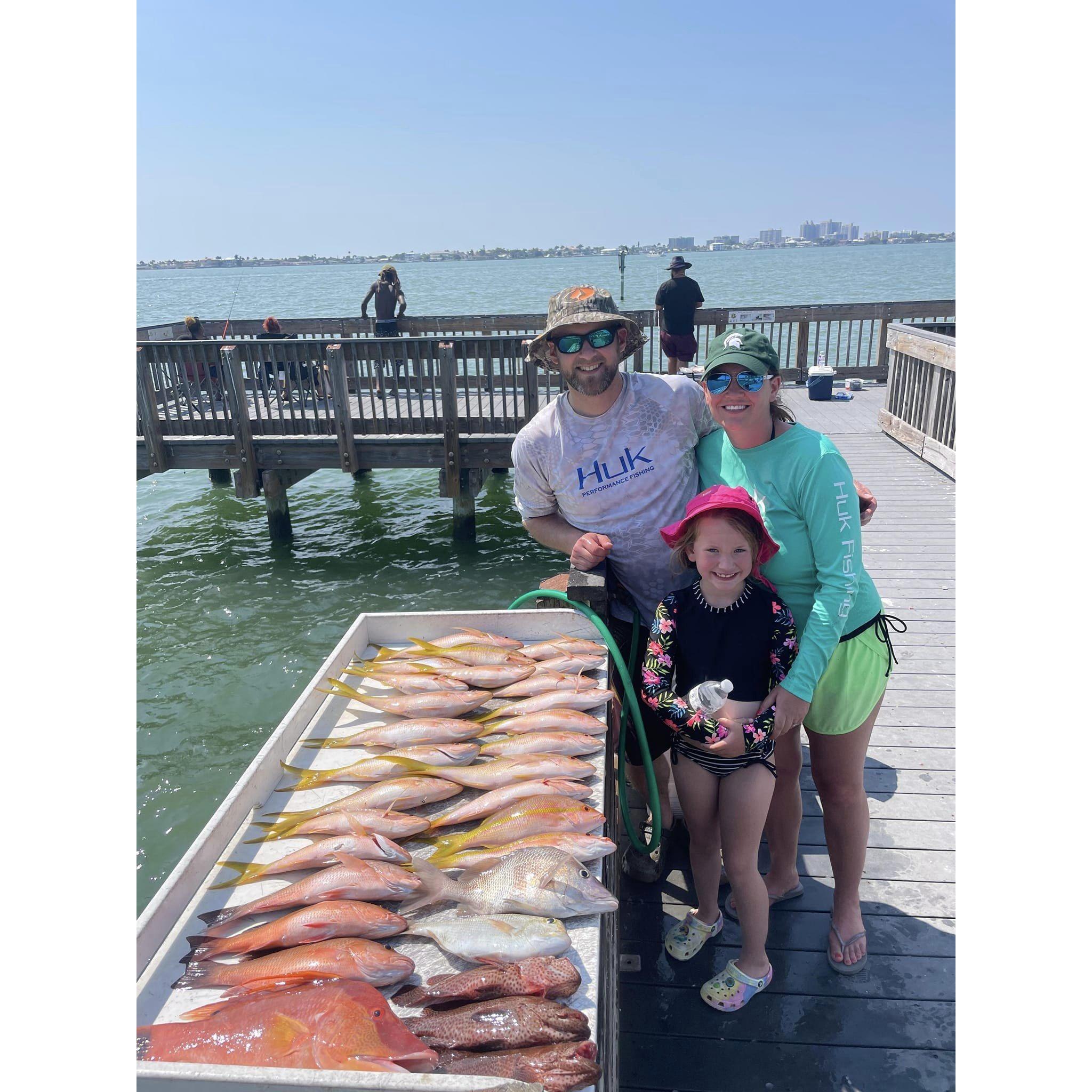 Our first FAMILY deep sea fishing trip!