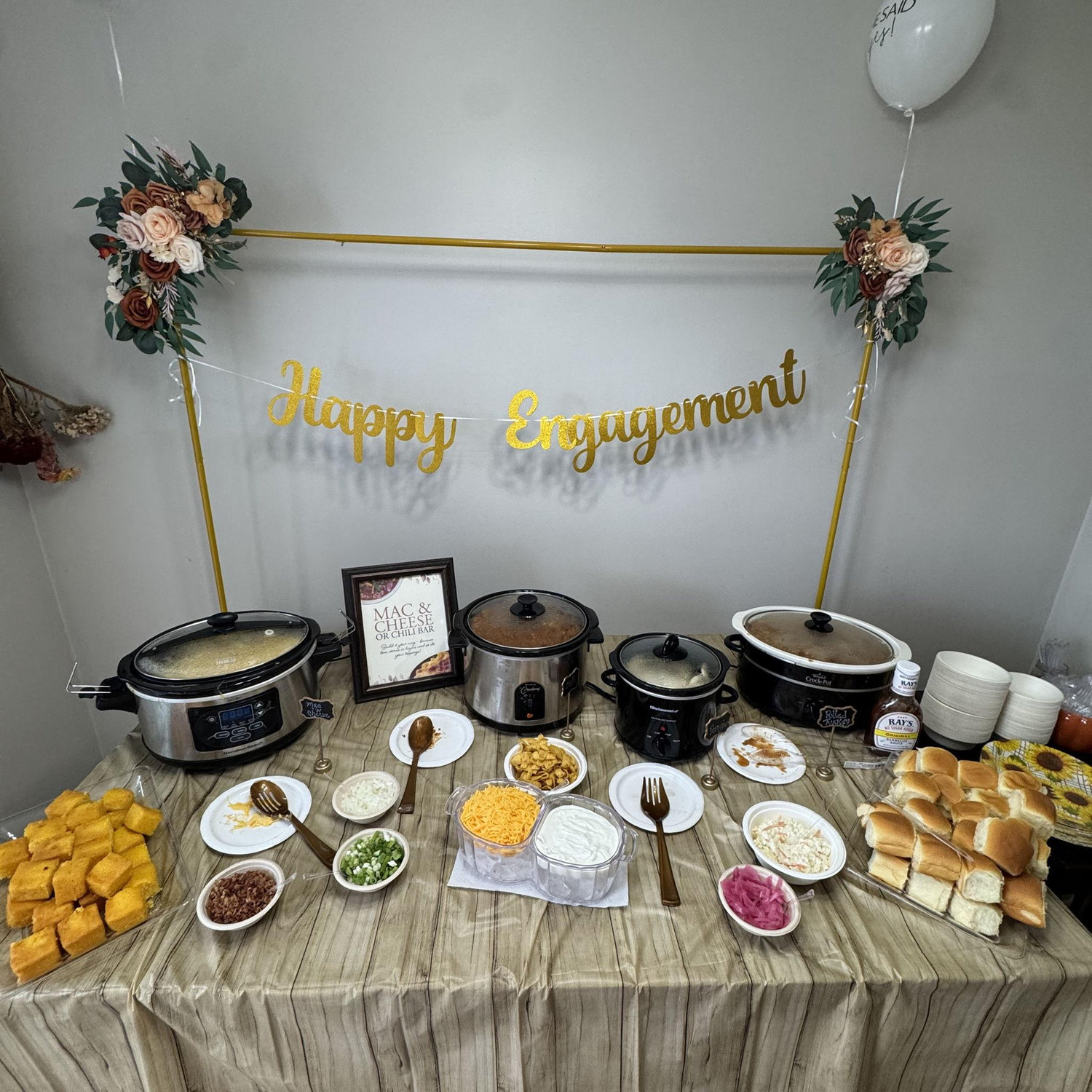 Our engagement party! We were so thankful for my sister & brother in law to host a perfect fall day celebrating this big milestone with some of our favorite people!