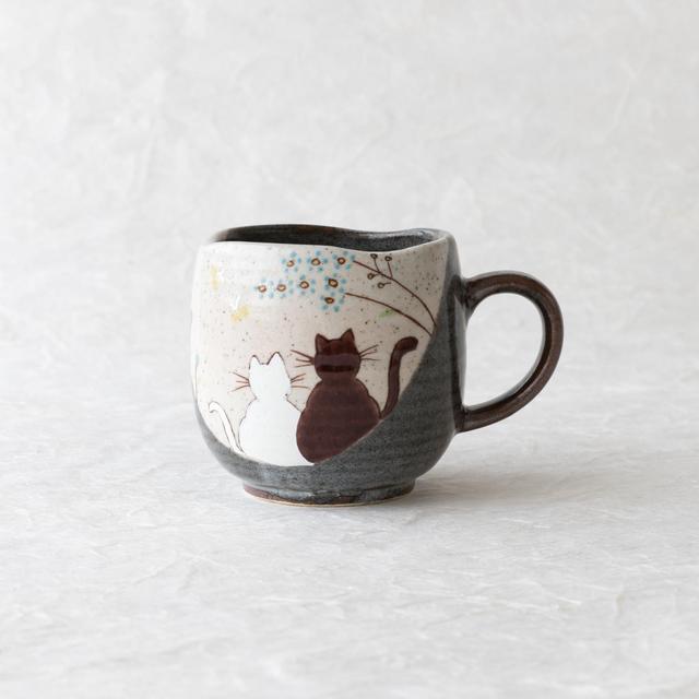 Atelier Yu Cats In Sunny Spot Kutani Mug