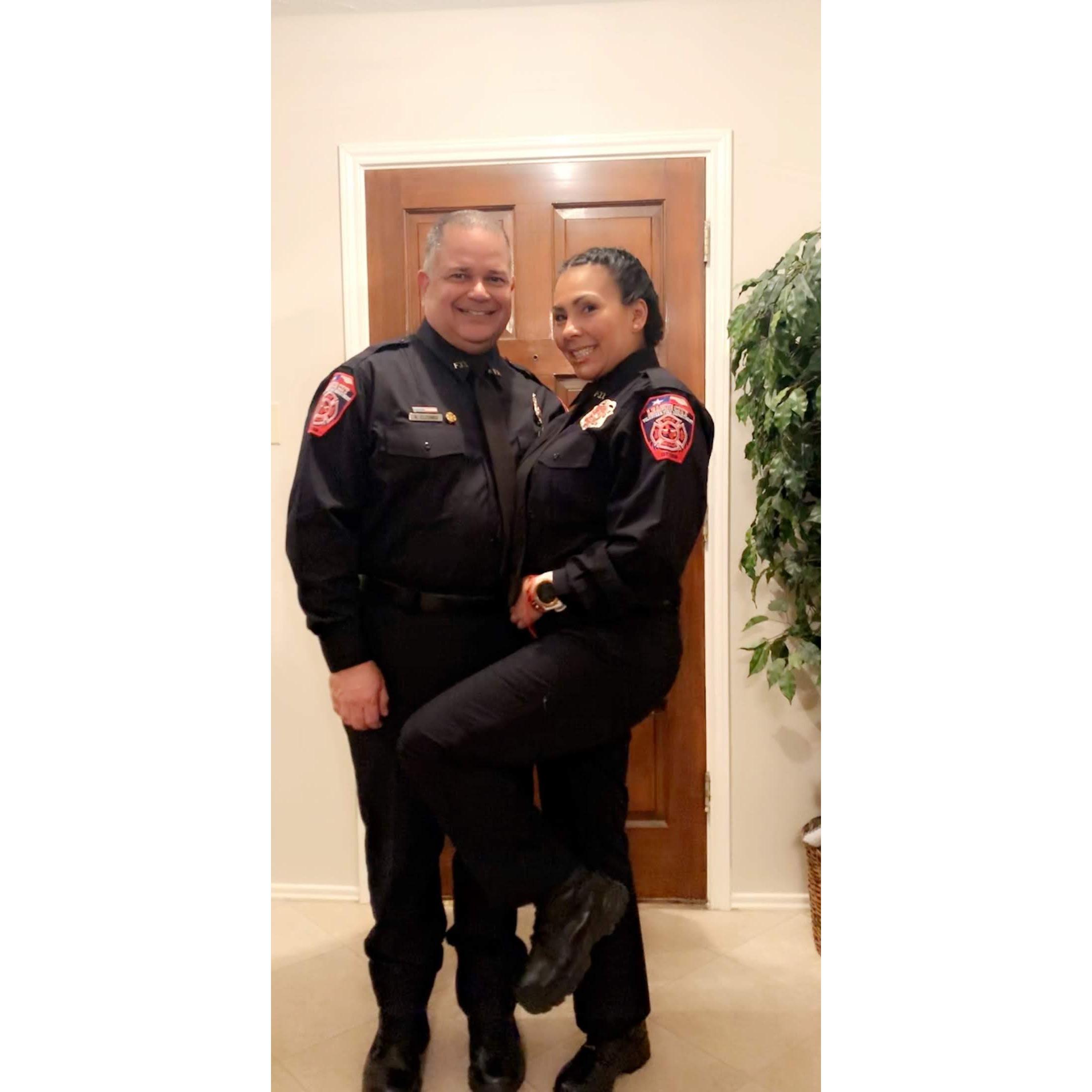 The LC Fire Department brought us together! 